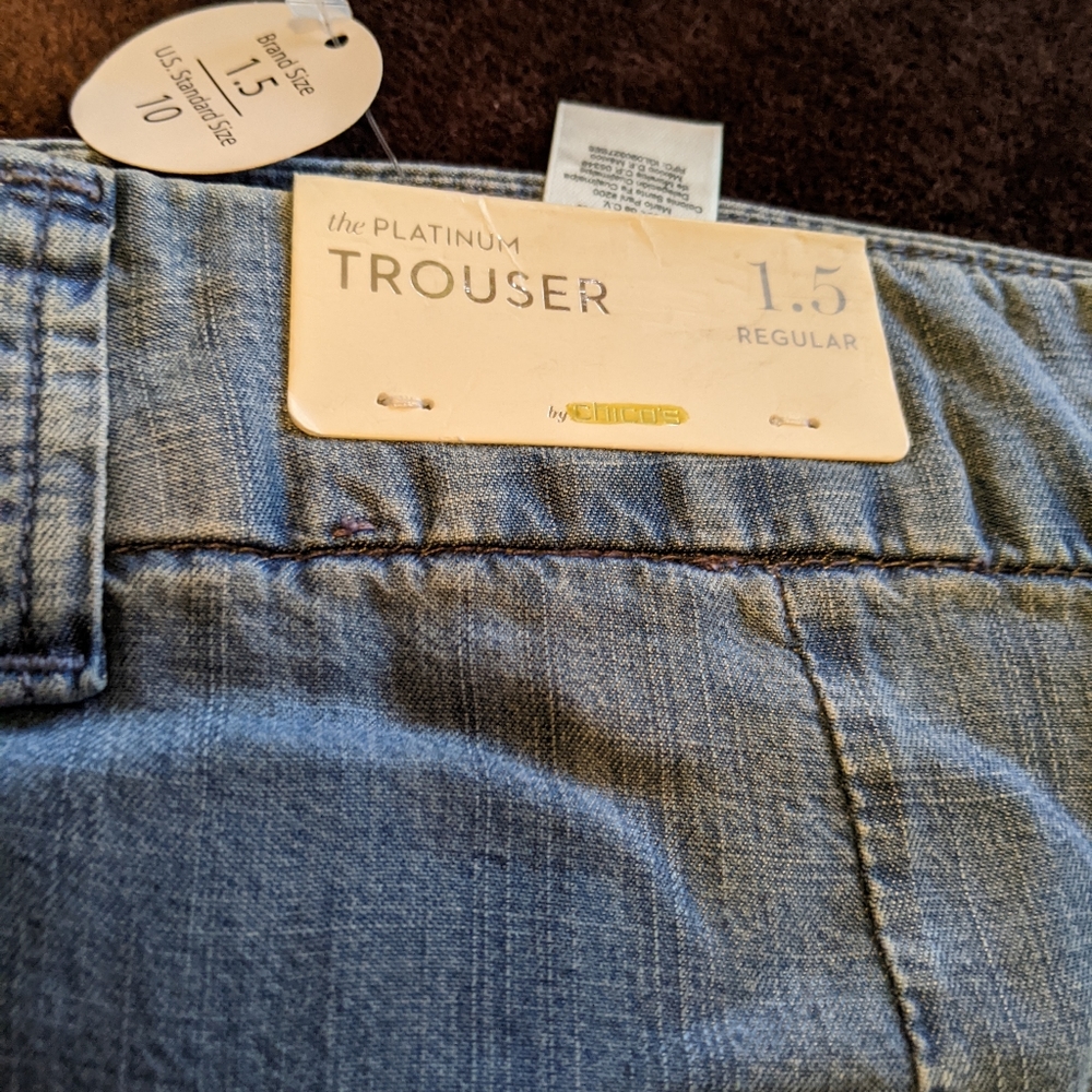 Chicos Platinum Trousers